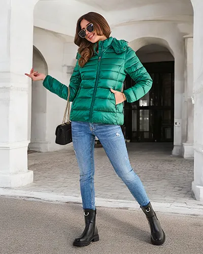 Royalfashion Damen gesteppte Winterjacke