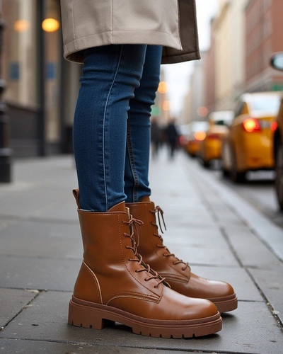 Royalfashion Women's Bumalo Schnürstiefel