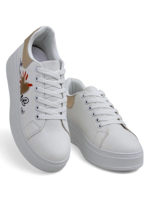 Кросівки на платформі Royalfashion для жінок з принтом Alcape