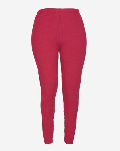 Kastanienbraune Bambus-Leggings für Damen GROSSE GRÖSSE - Kleidung
