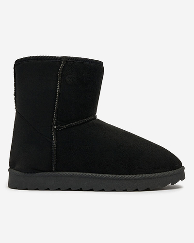 Royalfashion Damenstiefel a'la Schneestiefel in schwarzer Farbe Aener