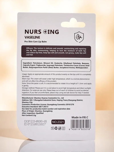 Feuchtigkeitsspendender Lippenbalsam Aminosäure