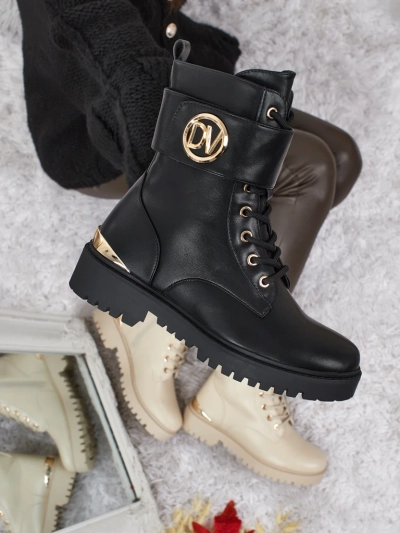 Damen Worker Boots mit Verzierungen Lorice