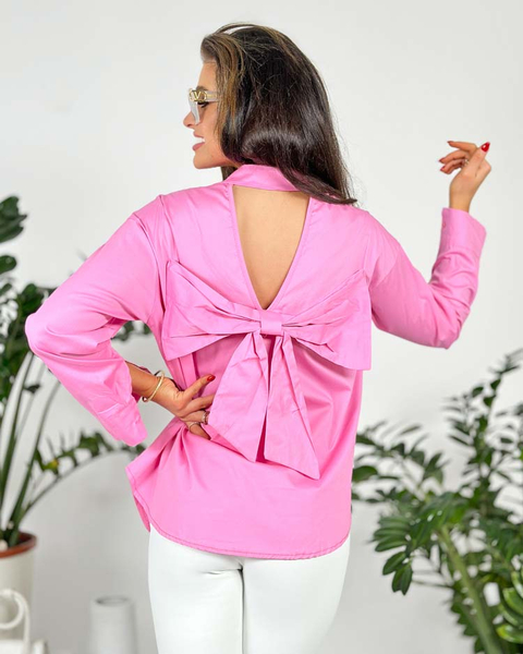 Royalfashion Жіноча сорочка з бантом
