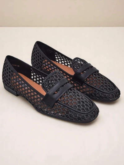 Royalfashion durchbrochene Damen-Mokassins Azuros