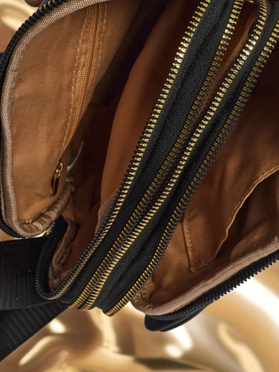 Kleine Damenhandtasche aus Öko-Leder Ebony Glow