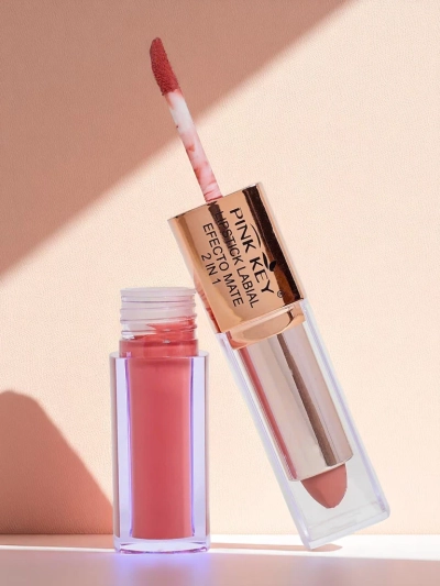 Mattier Lippenstift in Stift- und flüssiger Form 2-in-1 Cherry Mocha