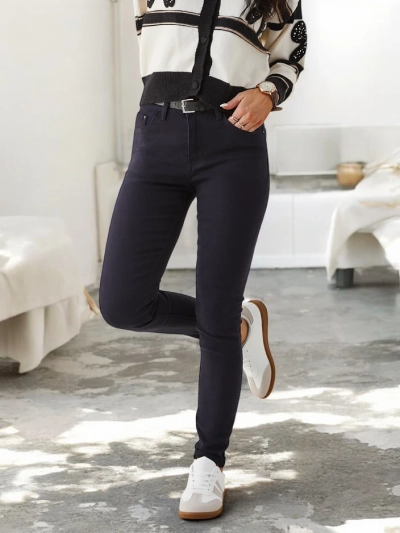Royalfashion Damen Baumwoll Skinny Jeans