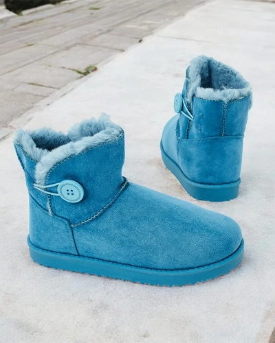Royalfashion Damen Kurzstiefel a'la Schneestiefel Malla