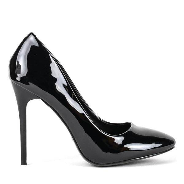 Schwarz lackierte Pumps auf hohem Absatz Blaki - Footwear 1