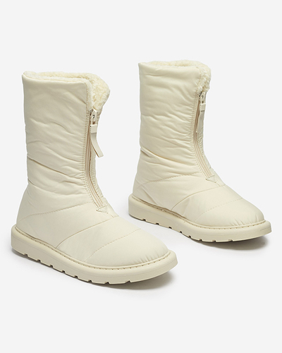 Beige Damenschuhe a'la Schneestiefel Tirigga- Footwear