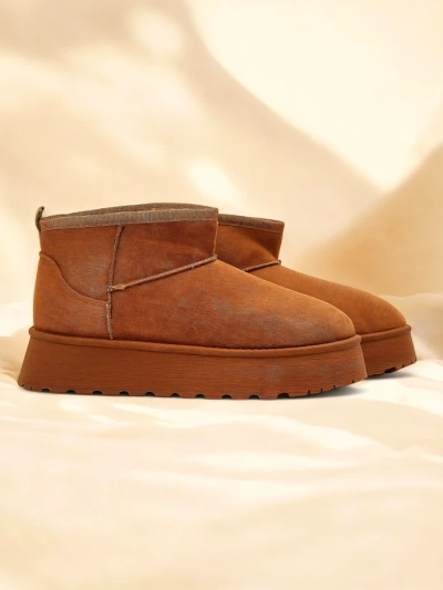 Royalfashion Kurzschuhe, die Frauen-Schneestiefeln ähneln Fortesse