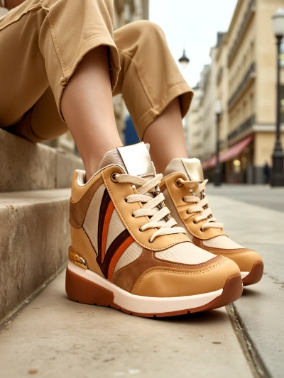 Royalfashion Damen Sportschuhe mit verstecktem Absatz Venixxe