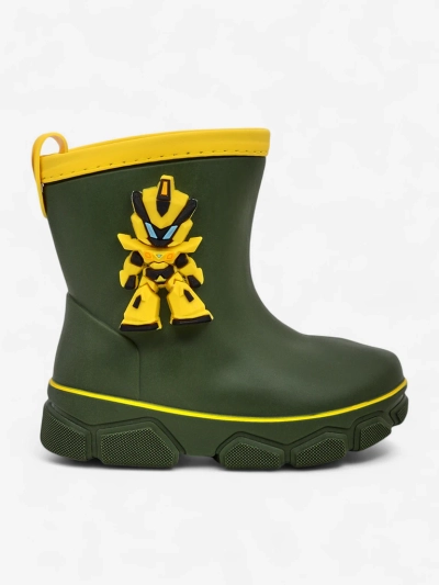 Royalfashion Kinder Gummistiefel mit Roboter Power Robot