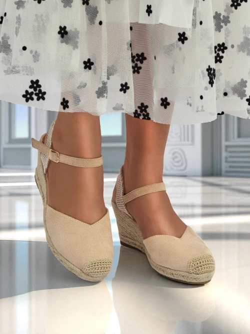 Royalfashion Жіночі босоніжки на танкетці Solara Еспадрильї