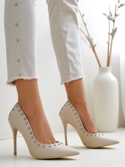 Royalfashion Damen Stiletto-Absätze mit Nieten Koscalle