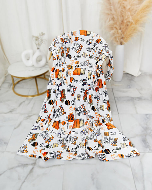 Покривало Royalfashion Halloween біле покривало 160x200