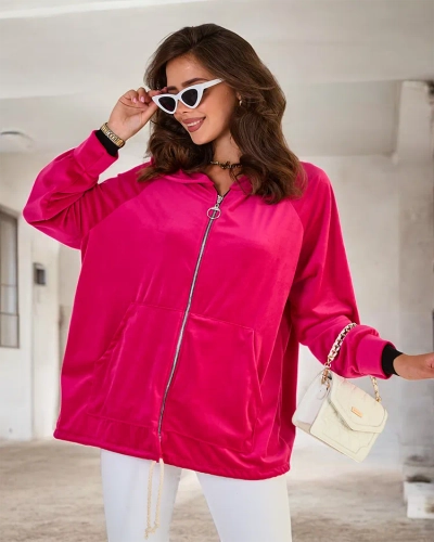 Royalfashion Women's Unzipped Hooded Sweatshirt