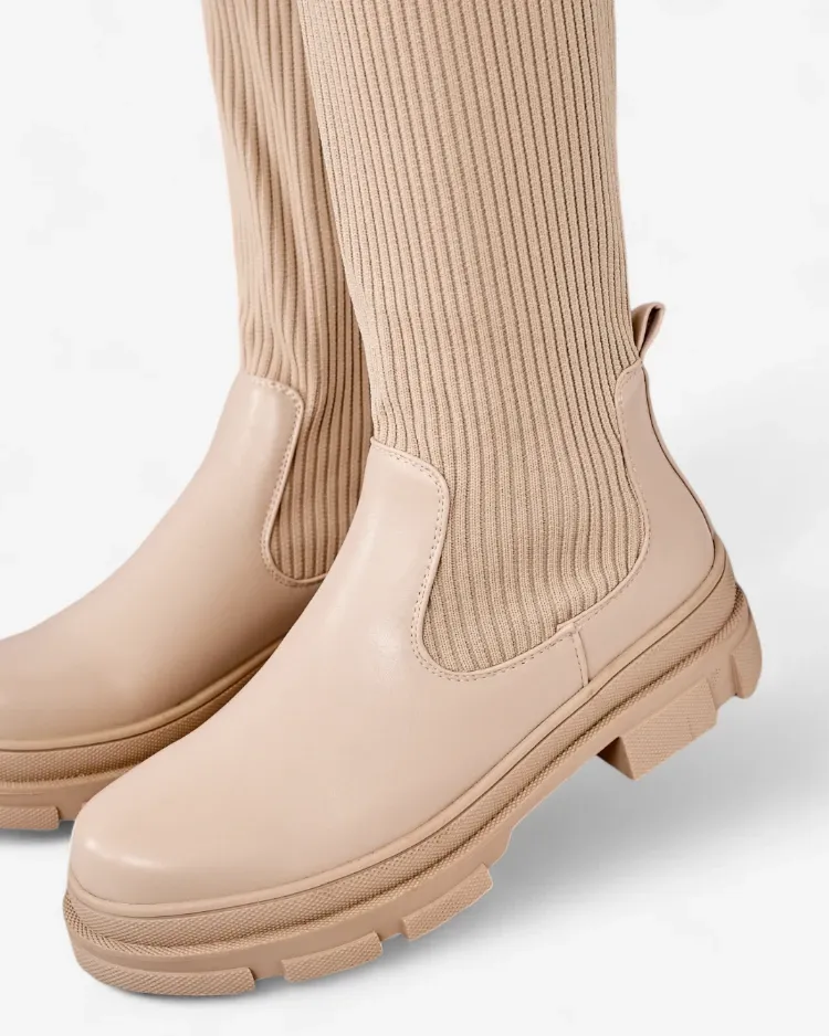 Royalfashion Sonelli Damenstiefel zum Hineinschlüpfen