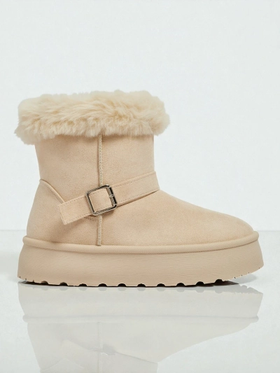 Royalfashion Kurze Damenstiefel a'la Schneestiefel Myrelle