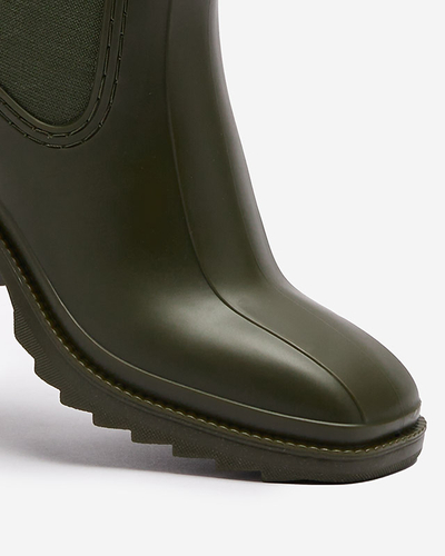 Dunkelgrüne Damenstiefel Caldala- Footwear