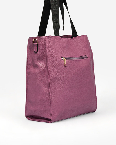 Жіноча фіолетова квадратна сумка Royalfashion