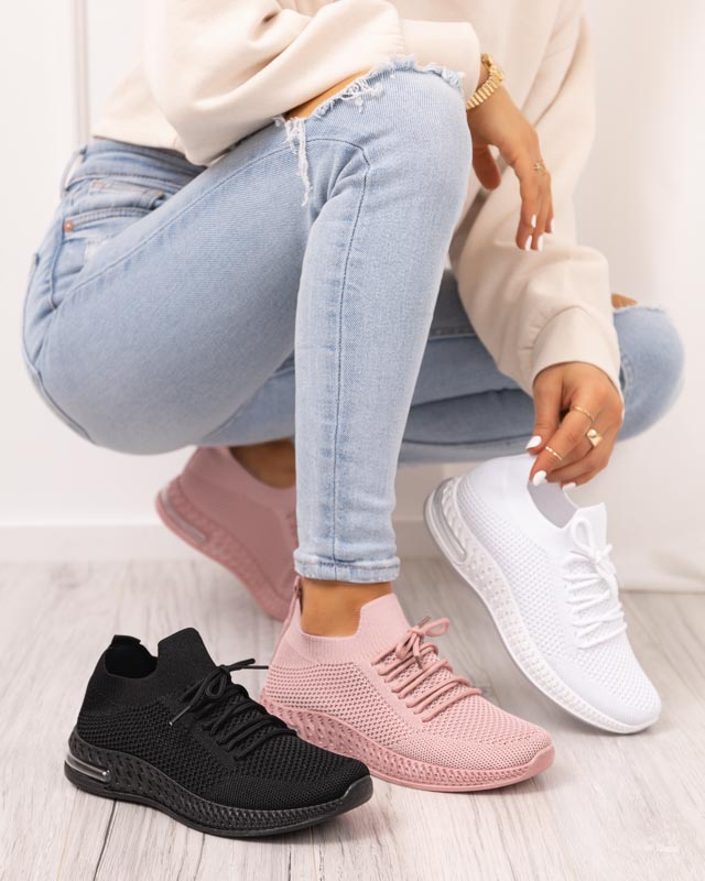 Polermo schwarze Damen Sportschuhe - Schuhe