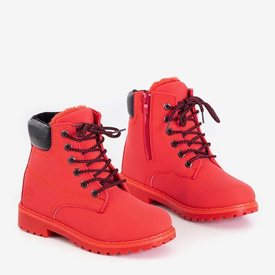 Rot isolierte Damen-Wanderschuhe Triwar - Footwear