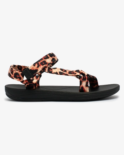 Royalfashion Beige Damensandalen Leonno