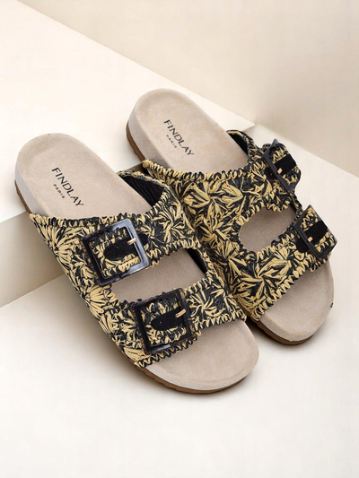 Royalfashion Damensandalen mit Schnallen Samorra