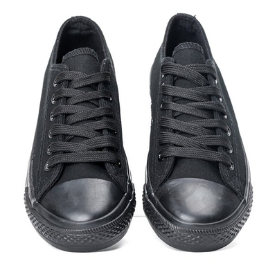 Black lace-up sneakers Pereta - Footwear