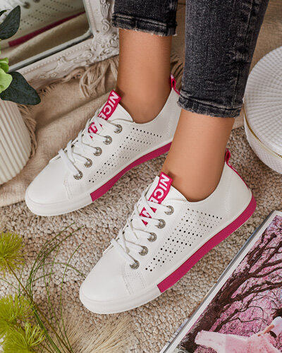 Royalfashion Damen Furatt durchbrochene Turnschuhe