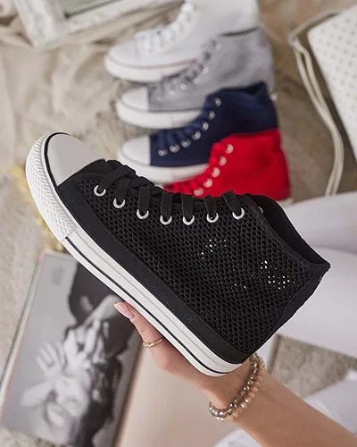 Royalfashion Damen Nizzef durchbrochene Sneakers