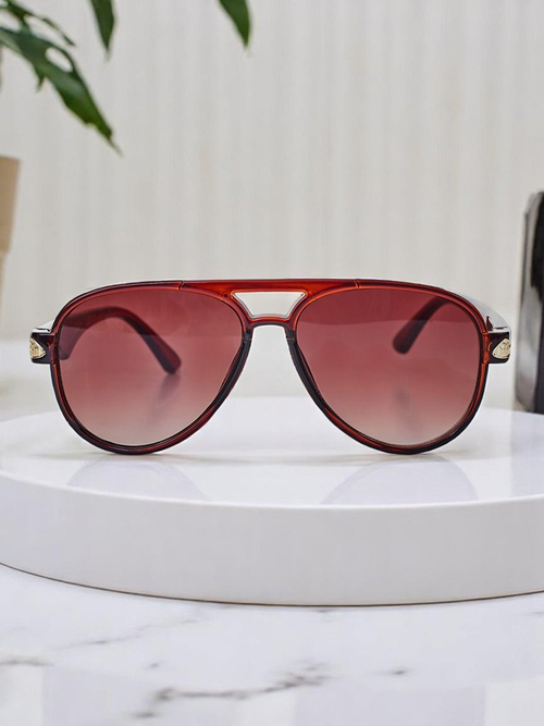Royalfashion Сонцезахисні окуляри з декоративними дужками Shadow Aviator
