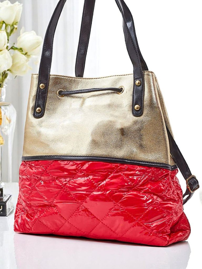 Royalfashion Große Damenhandtasche Golden Luxe Shopper