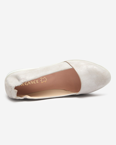 Silber Asya Ballerinas - Schuhe