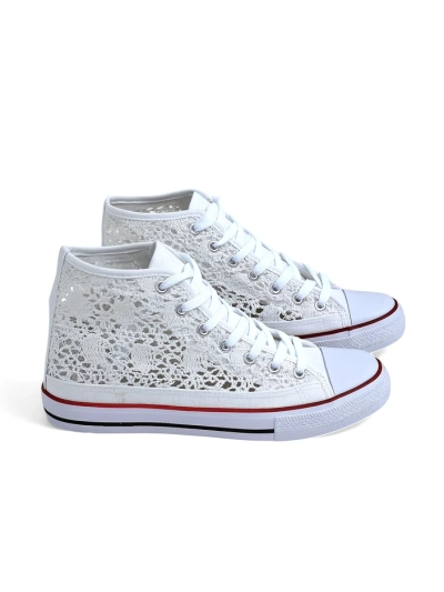 Royalfashion Damen perforierte Sneakers Limme