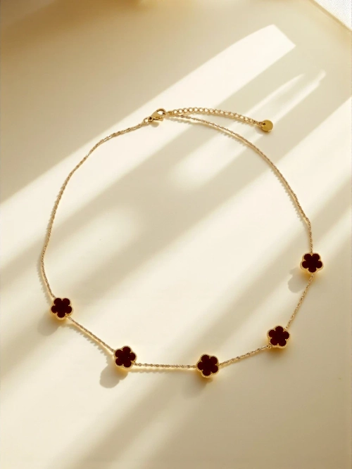 Намисто Aurelia Clavis з перламутром у золотій оправі