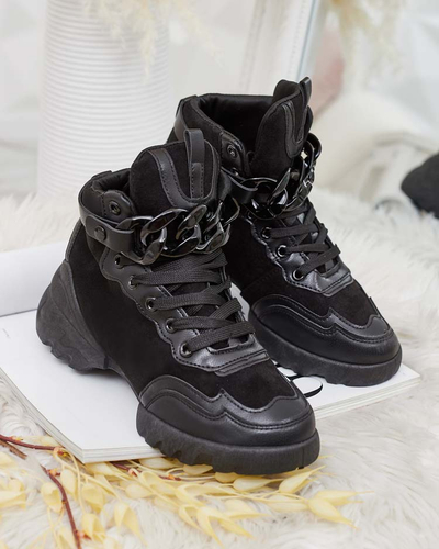 Royalfashion Damen sportliche hohe Sneaker Bullaro