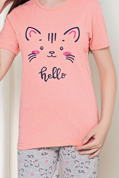 Royalfashion Kinder Schlafanzug mit Druck
