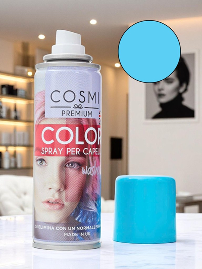 Färbespray Haarspray Blau