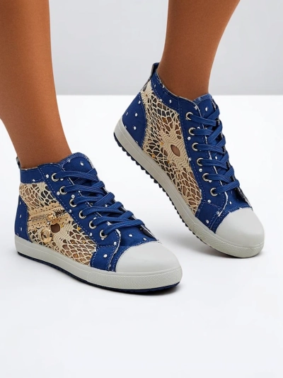Royalfashion Hohe Damensneaker a'la Jeans