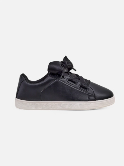 Royalfashion Damensneaker aus eco-Leder mit dekorativen Schnürsenkeln Etti