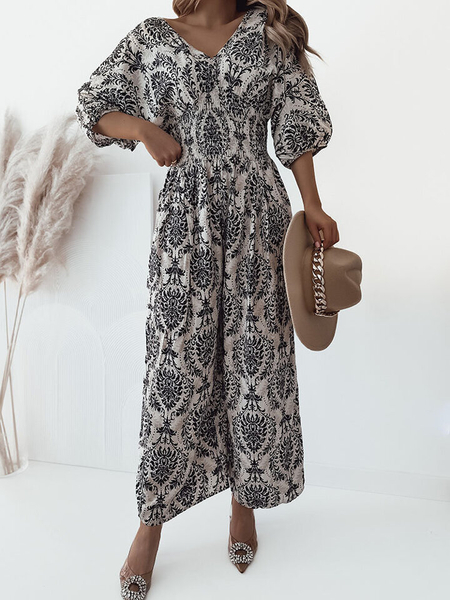 Royalfashion Gemusterter Damen-Overall