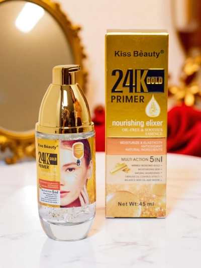 Primer-Basis für Make-up 24K GOLD feuchtigkeitsspendend 5-in-1