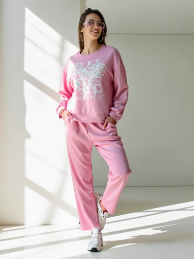 Royalfashion Damen Viskose-Set mit Druck
