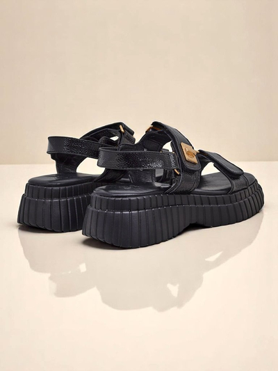 Royalfashion Damen-Sandalen mit dicker Sohle Aganda