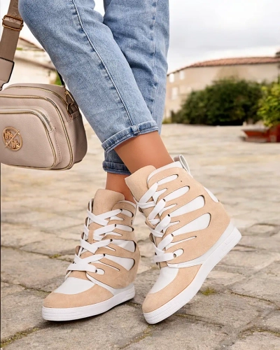 Royalfashion Sportliche Damenstiefel mit Pamstinsa-Absatz