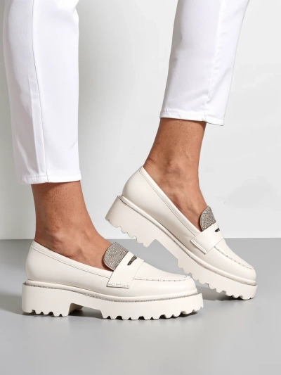 Royalfashion Damenmokassin mit Strass Vinness