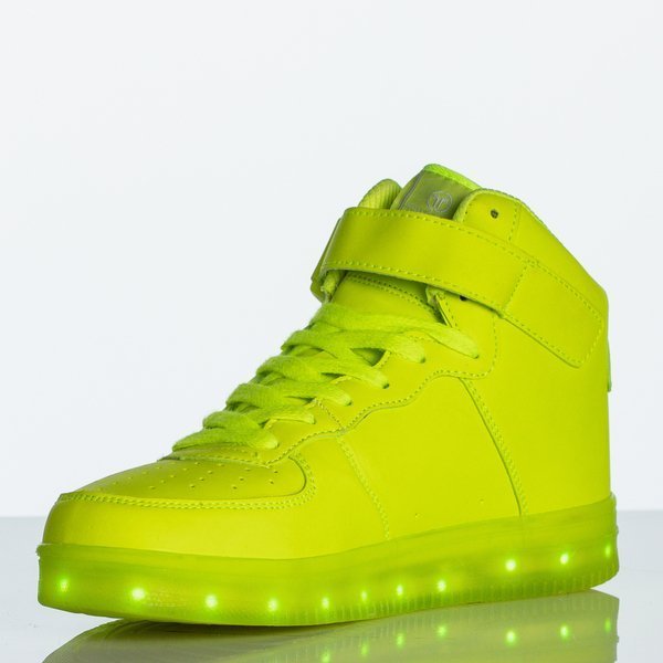 Neongrüne Damen-Sportschuhe leuchten Led Love - Footwear 1